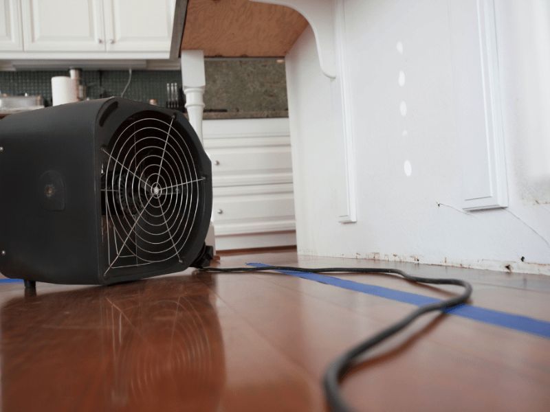 Advanced water extraction and drying system used for water damage restoration in Orlando Florida