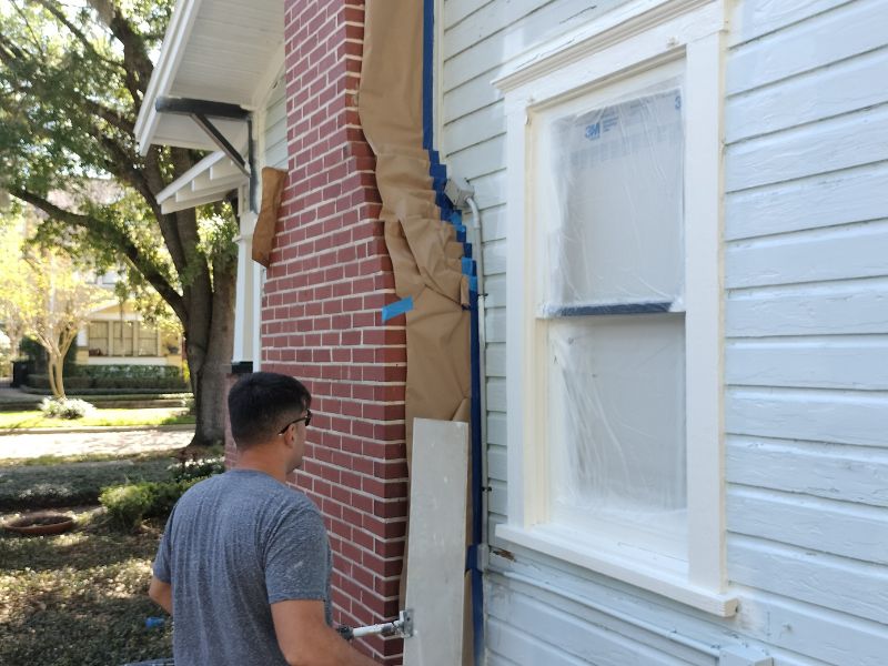 Exterior House Painting – Surface Preparation & Detail Work