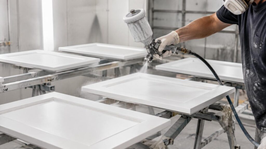 professional spray painting kitchen cabinets Orlando